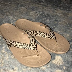 Crocs flip flops🐆